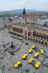 Sukiennice przy Rynku głównym w Krakowie/Cloth hall at Main Square in Cracow, Lesser Poland, Poland