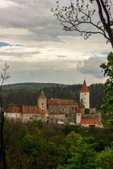 Fototapeta na wymiar Krivoklat castle in Czech republic