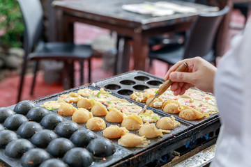 Making of Takoyaki