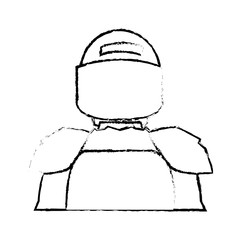 american footbal shoulder pads helmet uniform vector illustration