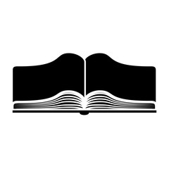 text book open isolated icon vector illustration design