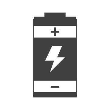 battery charger energy generation symbol pictogram vector illustration