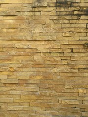 Pattern of Modern Brick Wall textured background.