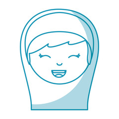 holy mary virgin character vector illustration design