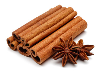 Cinnamon sticks and star anise