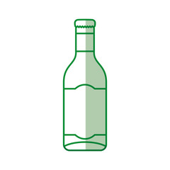 beer bottle isolated icon vector illustration design