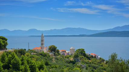 Coast of Dalmatia seen from Jadranska Magistrala - Croatia