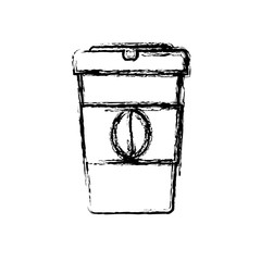 coffee cup icon over white background. vector illustration