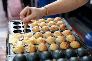 Making of Takoyaki