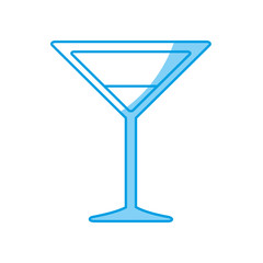 cocktail drink icon over white background. vector illustration