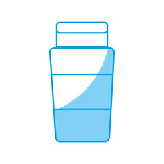 fragance bottle icon over white background. vector illustration