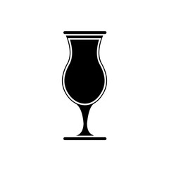 cocktail drink icon over white background. vector illustration
