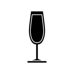 cocktail drink icon over white background. vector illustration