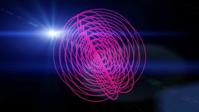 colorful circle ring Neon Glow light dot particle design,Abstract fractal point geometry.intersecting creativity,virtual artistic cosmos,dynamic perspective geometry space,whirl pinstripe structure.