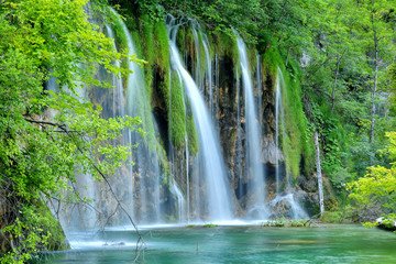 Fototapeta na wymiar Plitvice Lakes National Park (Nacionalni park Plitvicka jezera)