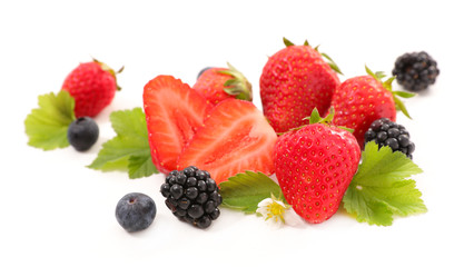 berry fruit isolated on white