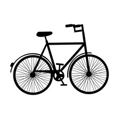 antique bicycle isolated icon vector illustration design