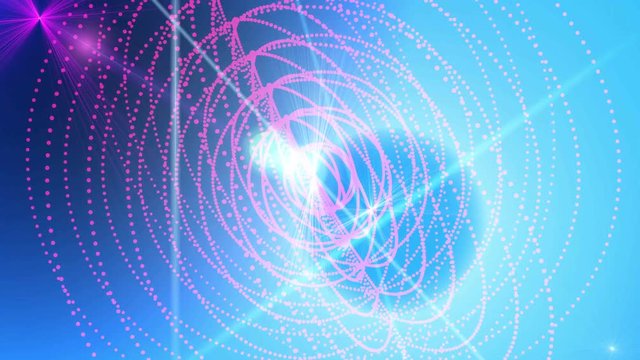 colorful circle ring Neon Glow light dot particle design,Abstract fractal point geometry.intersecting creativity,virtual artistic cosmos,dynamic perspective geometry space,whirl pinstripe structure.