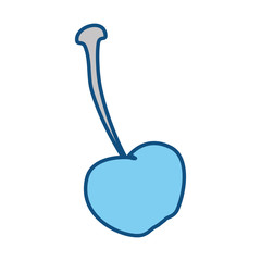 cherry delicious fruit icon vector illustration graphic design