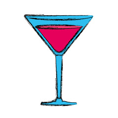 Delicious cocktail drink icon vector illustration graphic design