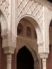 Fototapeta na wymiar Dentelle de pierre à l'Alhambra (Espagne)