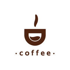 simple coffee logo