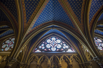 The Sainte Chapelle church, Paris, France