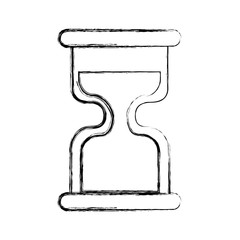 isolated sand hourglass vector illustration graphic design