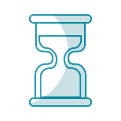 isolated sand hourglass vector illustration graphic design