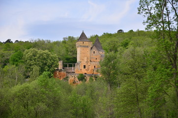 Fototapeta na wymiar CHÂTEAU DE LAUSSEL 'Dordogne) FRANCE