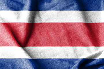 Costa Rica Cotton Flag