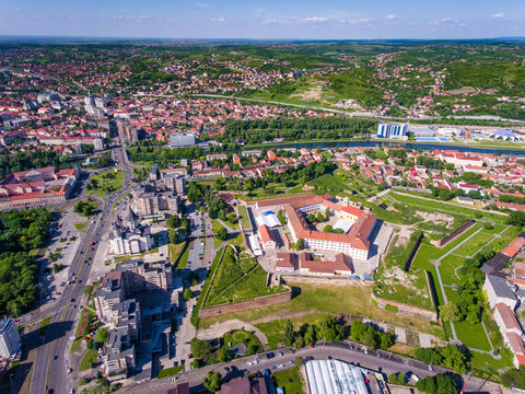 Oradea citadel from above