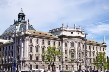 Fototapeta na wymiar District court in Munich
