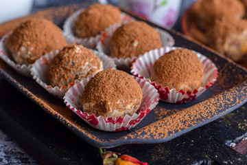 Truffles, candies