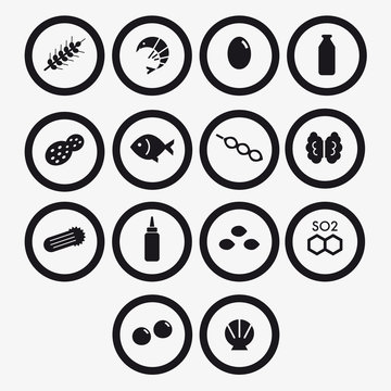 Allergy icons