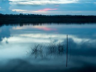 twilight at the lagoon