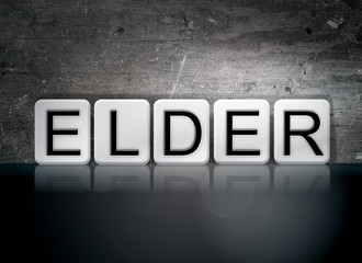Obraz premium Elder Concept Tiled Word
