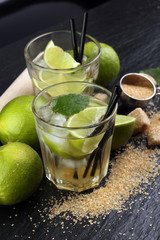 Lemon Fruit Lime Caipirinha of Brazil