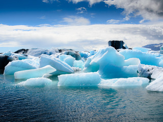 Eisschollen in Island