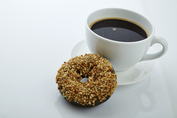 Donut with coffee