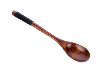 Wooden Spoon isolated on white background