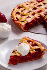 strawberry pie dessert