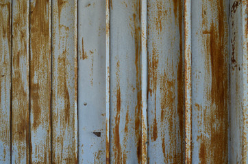 Rust metal sheet panel