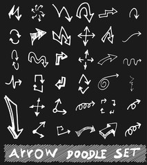 arrow doodle set