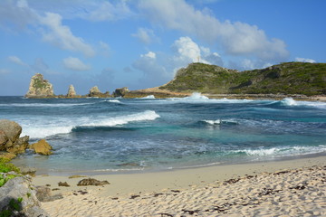 La Pointe des Ch&acirc;teaux en Guadeloupe