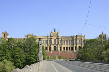 Maximilianeum, Bavarian Parliament, Munich, Upper Bavaria, Bavaria, Germany, Europe, 28. April 2007