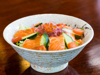 Salmon salad