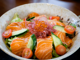 Salmon salad