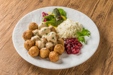 北欧風ミートボール　 Swedish dish meatball