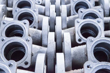 Industrial background from part of valves